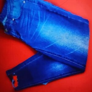 Rampage Skinny Stretch Sophie Mid Rise Denim Rose Jeans — Size 2X